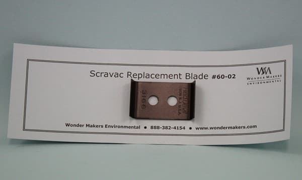 Double-sided Scravac Blade